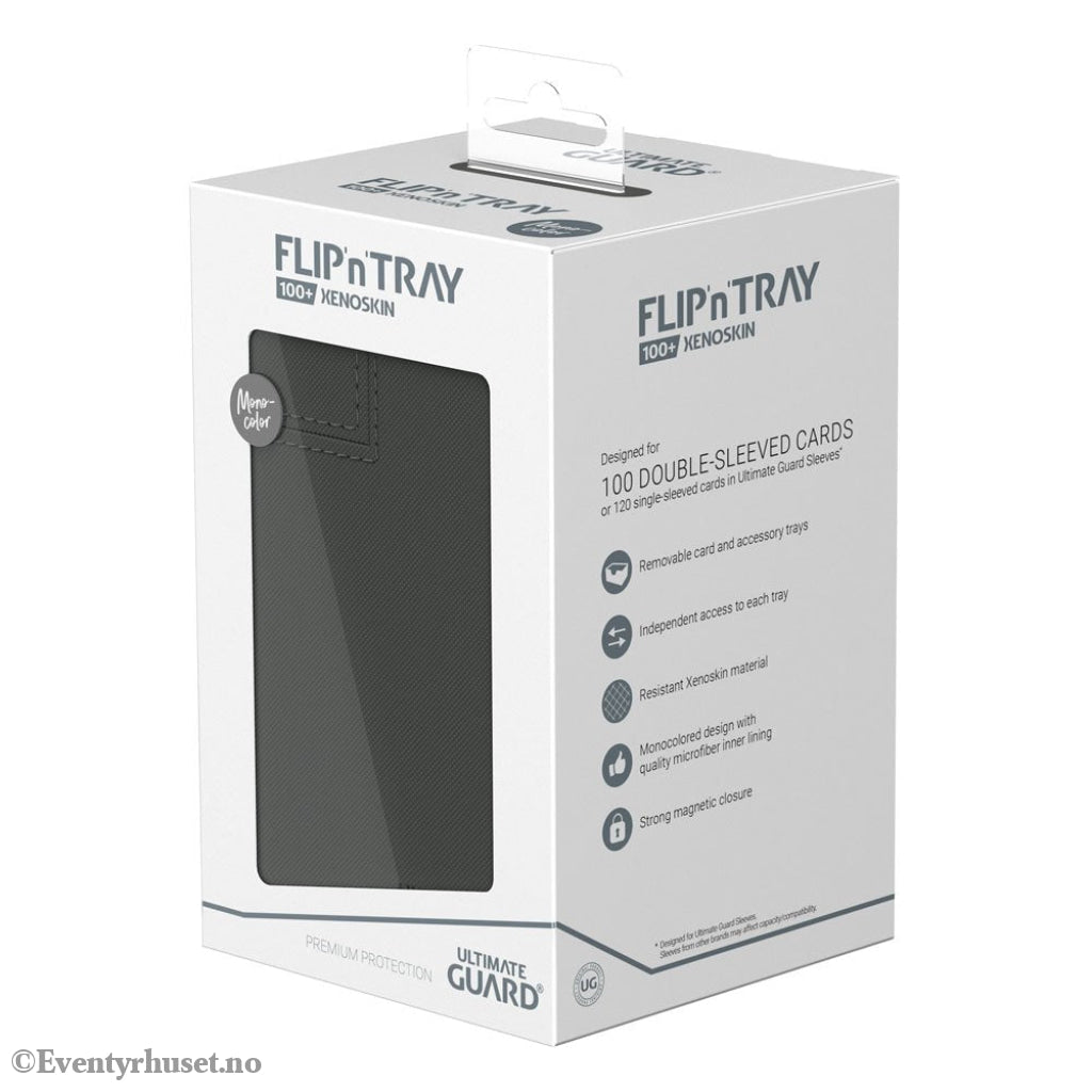Ultimate Guard Flip’n’Tray 100+ Xenoskin - Grey Storage & Protection