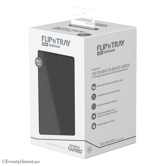 Ultimate Guard Flip’n’Tray 100+ Xenoskin - Grey Storage & Protection