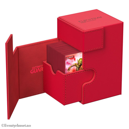 Ultimate Guard Flip’n’Tray 100+ Xenoskin - Red Storage & Protection