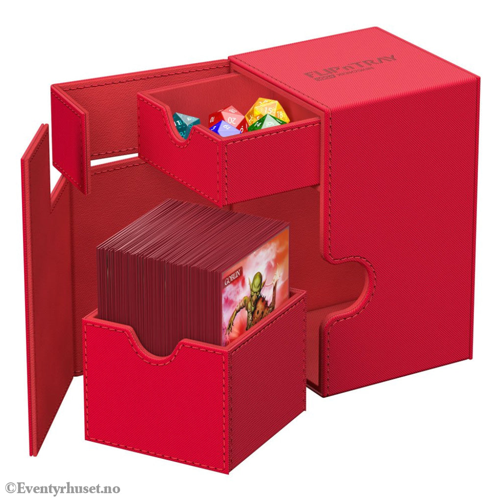 Ultimate Guard Flip’n’Tray 100+ Xenoskin - Red Storage & Protection