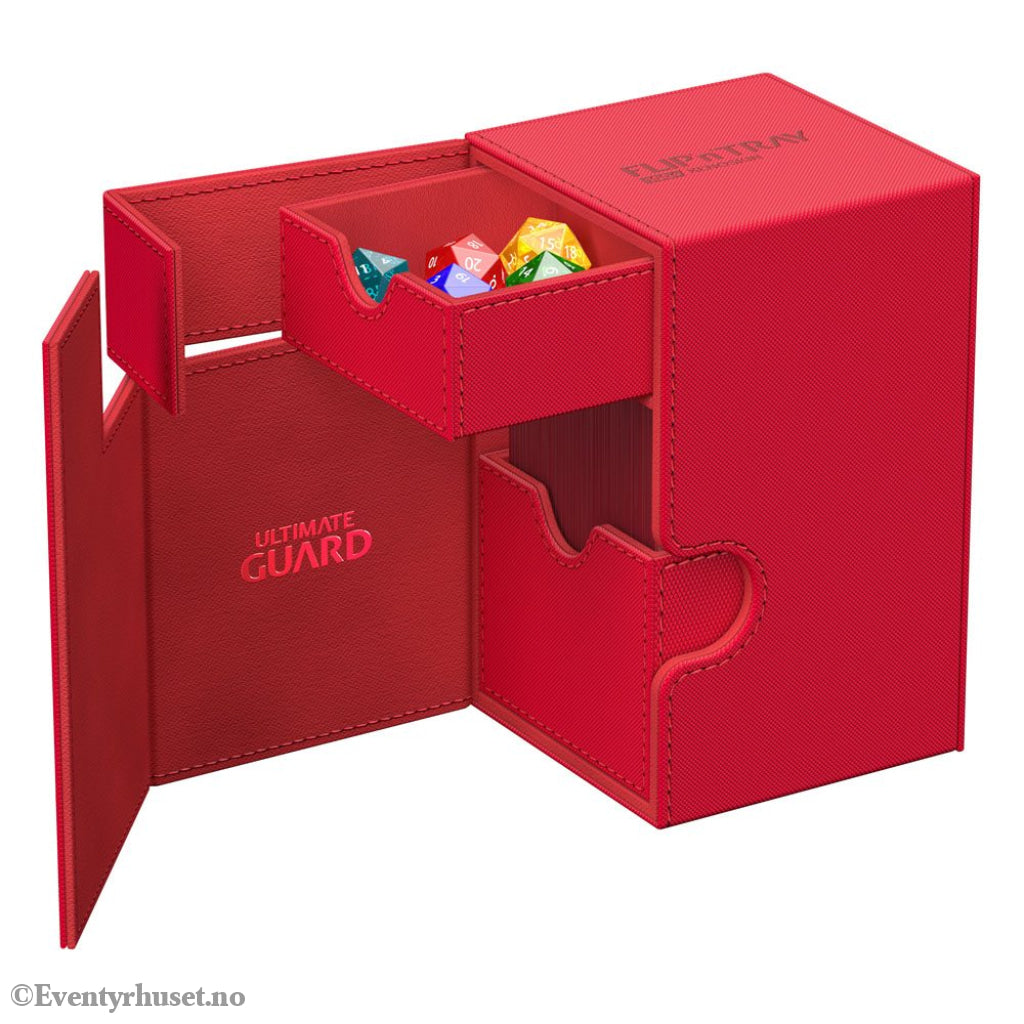 Ultimate Guard Flip’n’Tray 100+ Xenoskin - Red Storage & Protection
