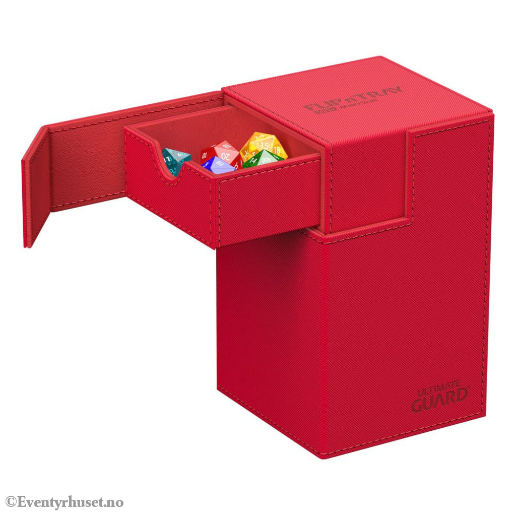 Ultimate Guard Flip’n’Tray 100+ Xenoskin - Red Storage & Protection