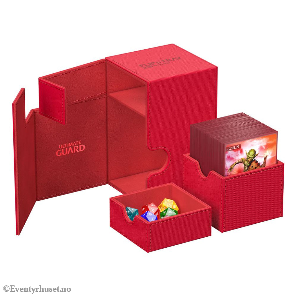 Ultimate Guard Flip’n’Tray 100+ Xenoskin - Red Storage & Protection