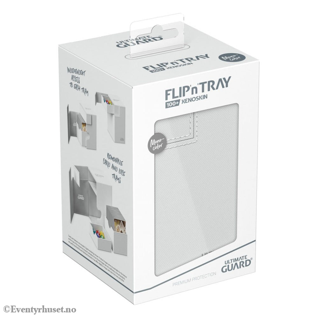 Ultimate Guard Flip’n’Tray 100+ Xenoskin - White Storage & Protection