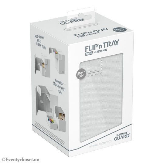 Ultimate Guard Flip’n’Tray 100+ Xenoskin - White Storage & Protection
