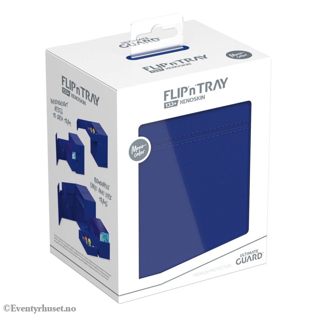 Ultimate Guard Flip’n’Tray 133+ Xenoskin - Blue Storage & Protection