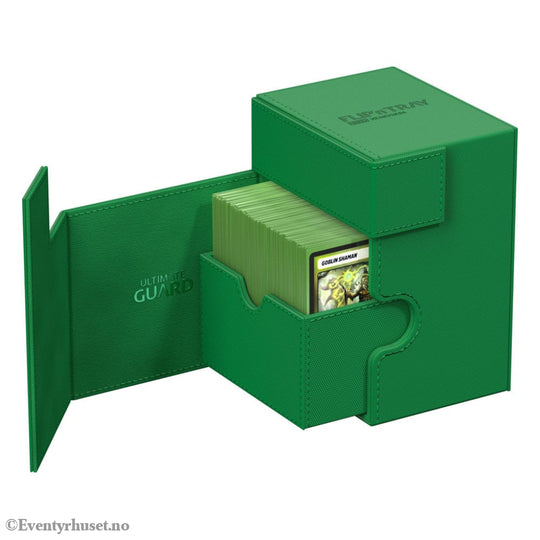 Ultimate Guard Flip’n’Tray 133+ Xenoskin - Green Storage & Protection