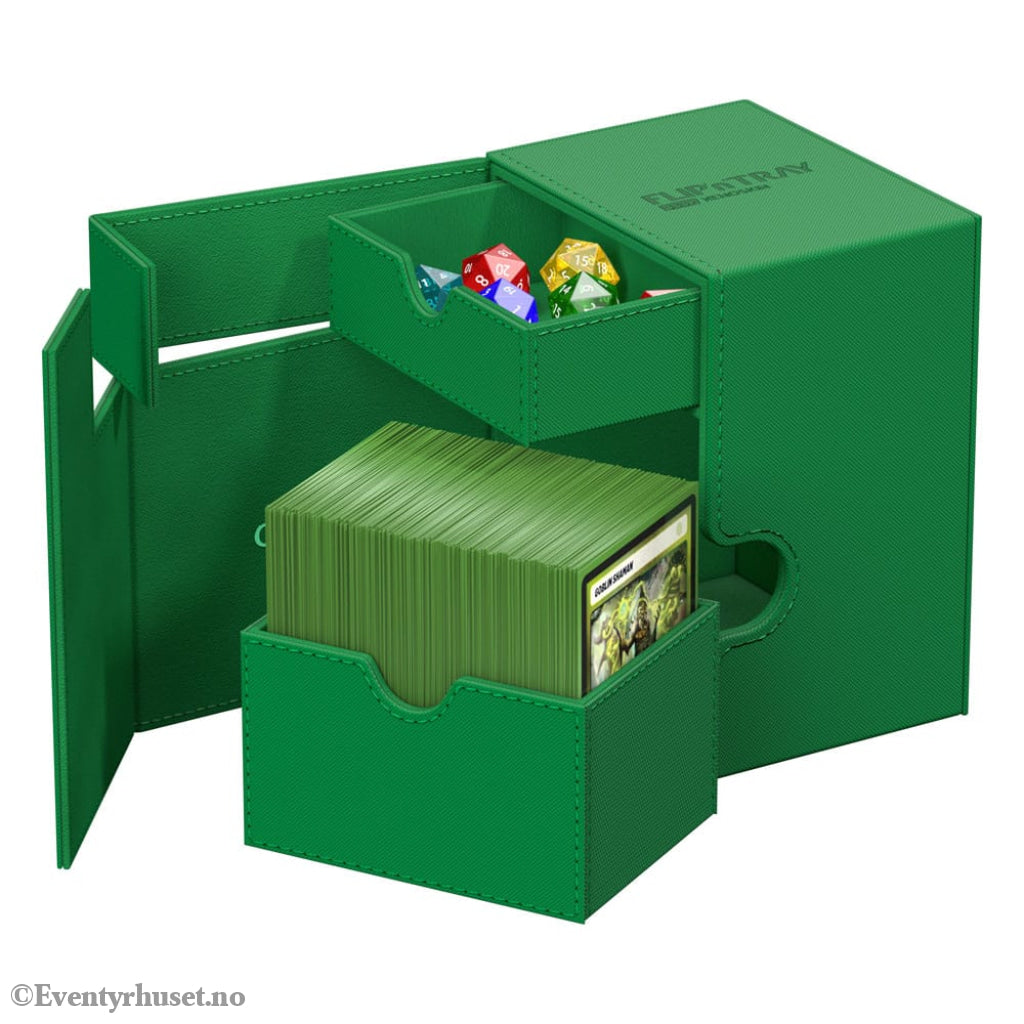 Ultimate Guard Flip’n’Tray 133+ Xenoskin - Green Storage & Protection