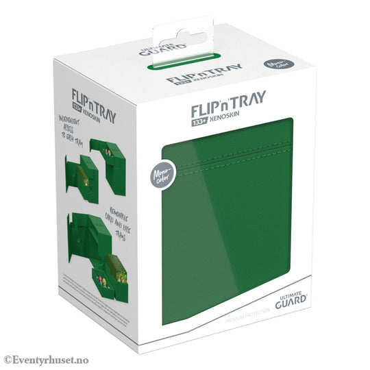 Ultimate Guard Flip’n’Tray 133+ Xenoskin - Green Storage & Protection