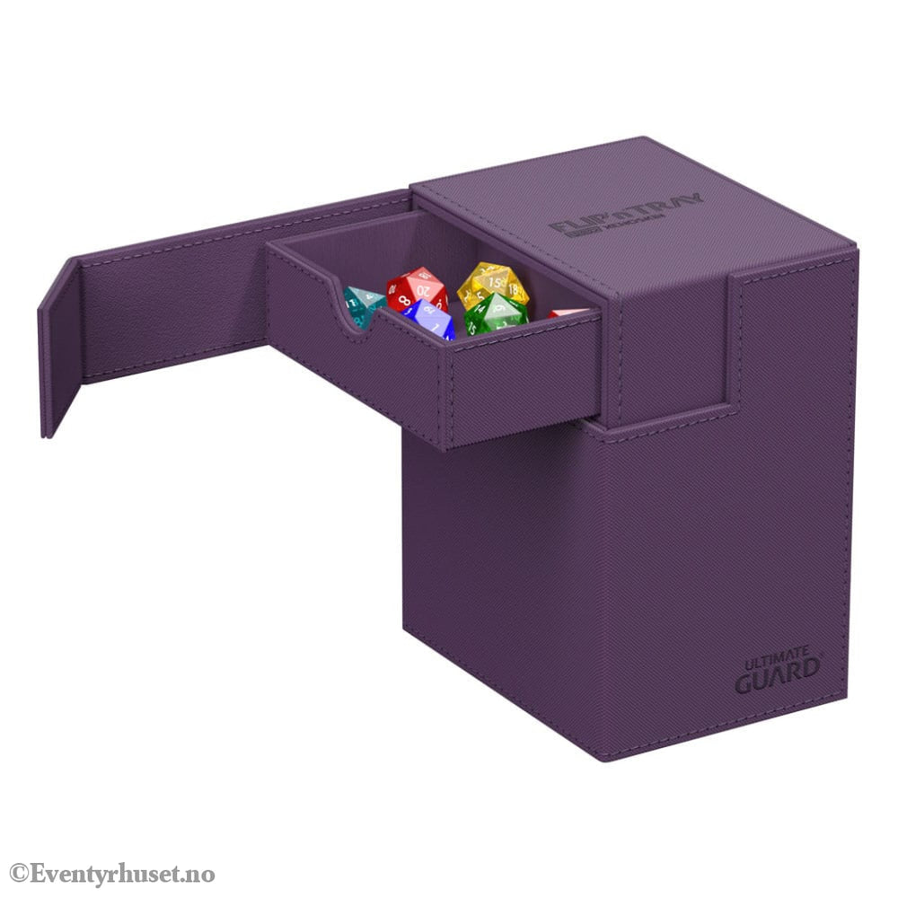 Ultimate Guard Flip’n’Tray 133+ Xenoskin - Purple Storage & Protection