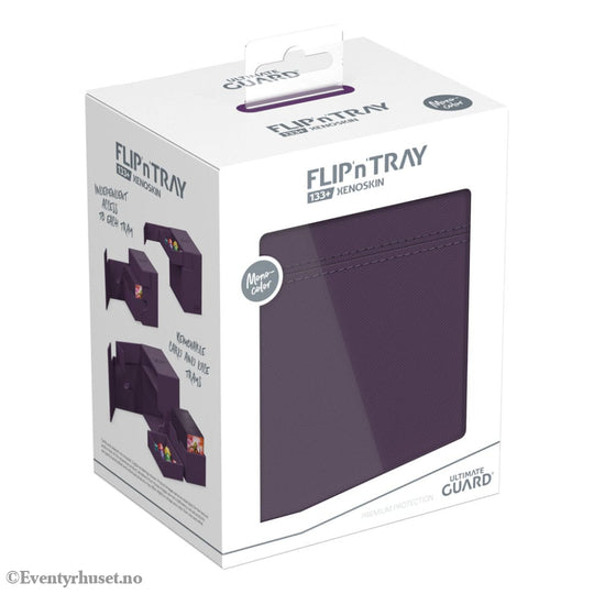 Ultimate Guard Flip’n’Tray 133+ Xenoskin - Purple Storage & Protection