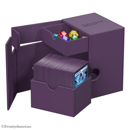 Ultimate Guard Flip’n’Tray 133+ Xenoskin - Purple Storage & Protection