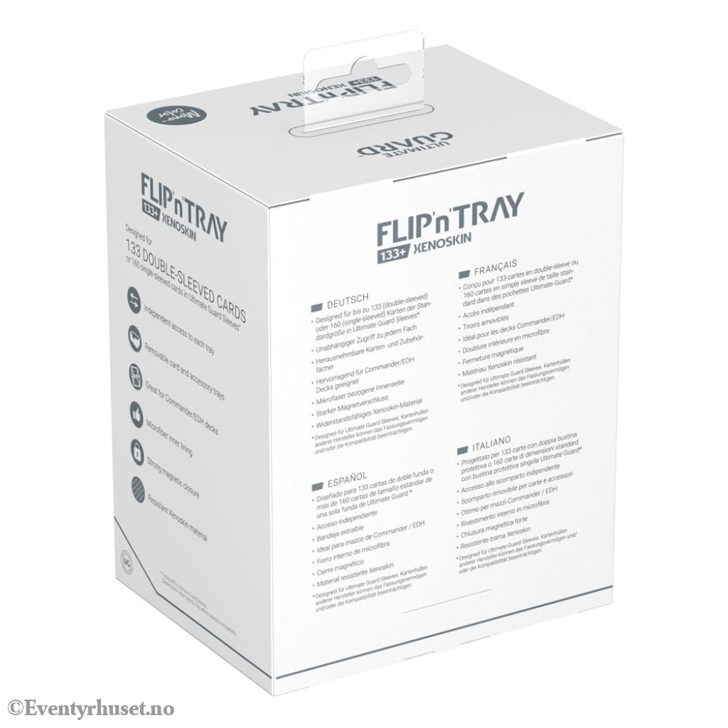 Ultimate Guard Flip’n’Tray 133+ Xenoskin - White Storage & Protection