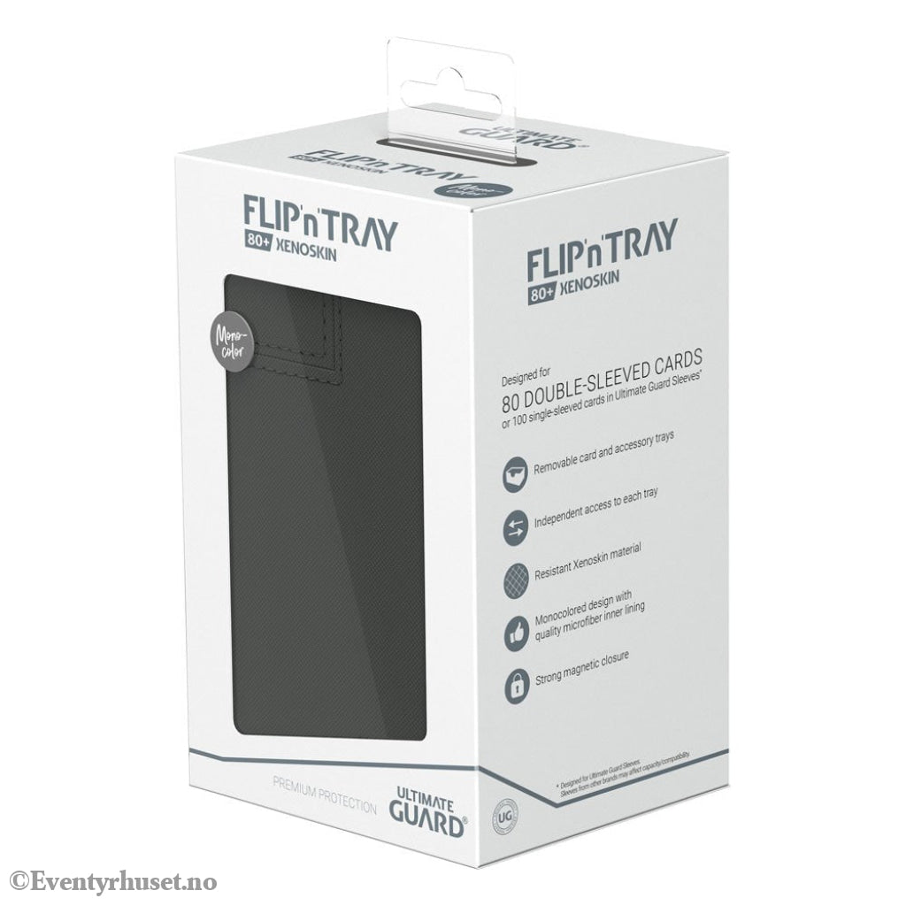 Ultimate Guard Flip’n’Tray 80+ Xenoskin - Grey Storage & Protection