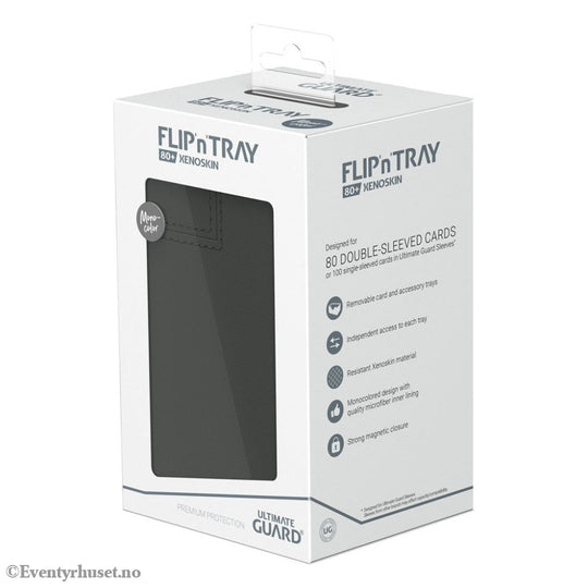 Ultimate Guard Flip’n’Tray 80+ Xenoskin - Grey Storage & Protection