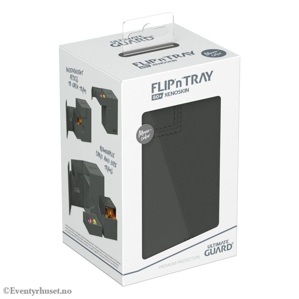 Ultimate Guard Flip’n’Tray 80+ Xenoskin - Grey Storage & Protection