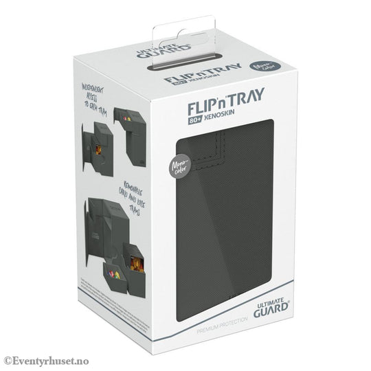 Ultimate Guard Flip’n’Tray 80+ Xenoskin - Grey Storage & Protection