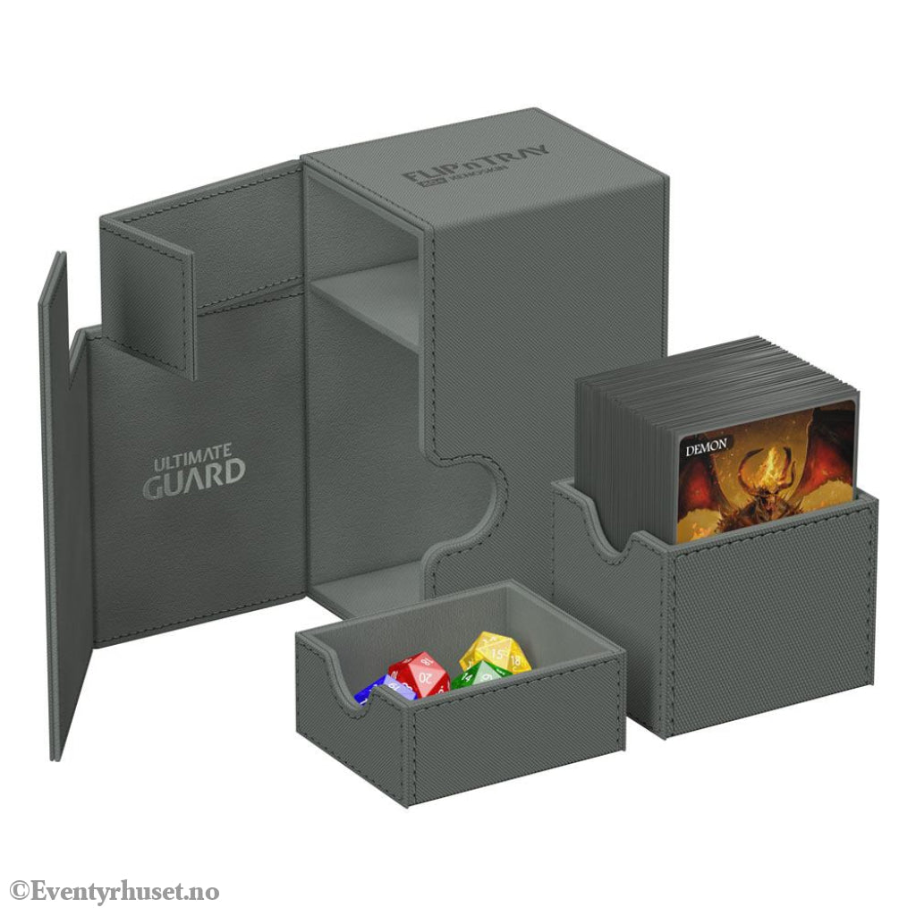Ultimate Guard Flip’n’Tray 80+ Xenoskin - Grey Storage & Protection