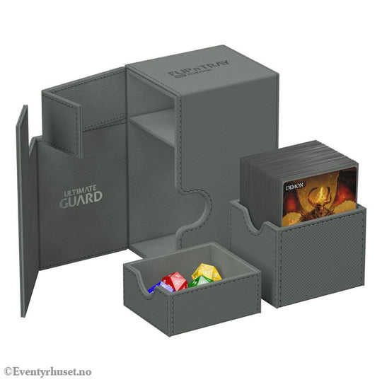 Ultimate Guard Flip’n’Tray 80+ Xenoskin - Grey Storage & Protection