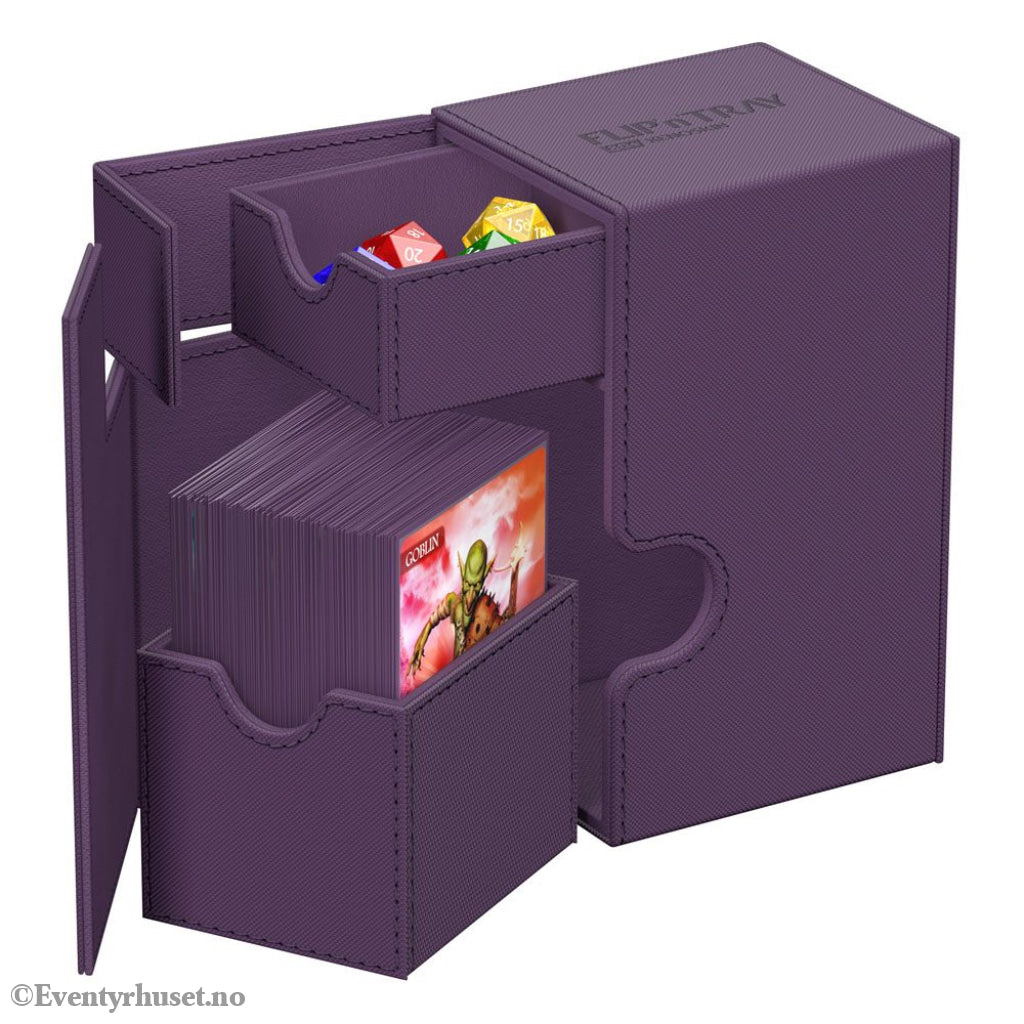 Ultimate Guard Flip’n’Tray 80+ Xenoskin - Purple Storage & Protection