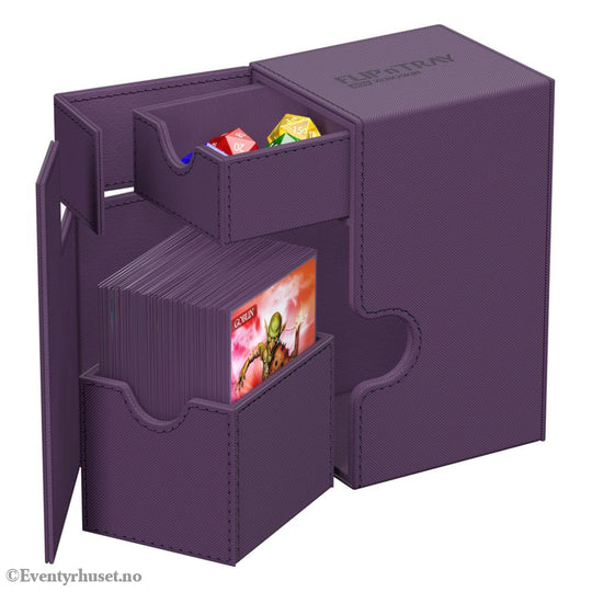 Ultimate Guard Flip’n’Tray 80+ Xenoskin - Purple Storage & Protection