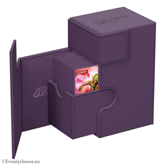 Ultimate Guard Flip’n’Tray 80+ Xenoskin - Purple Storage & Protection