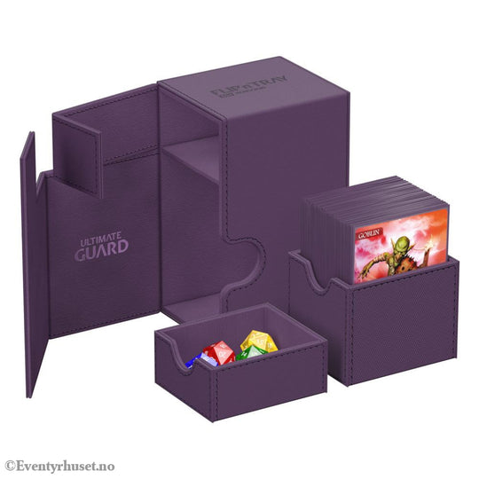 Ultimate Guard Flip’n’Tray 80+ Xenoskin - Purple Storage & Protection