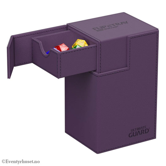 Ultimate Guard Flip’n’Tray 80+ Xenoskin - Purple Storage & Protection