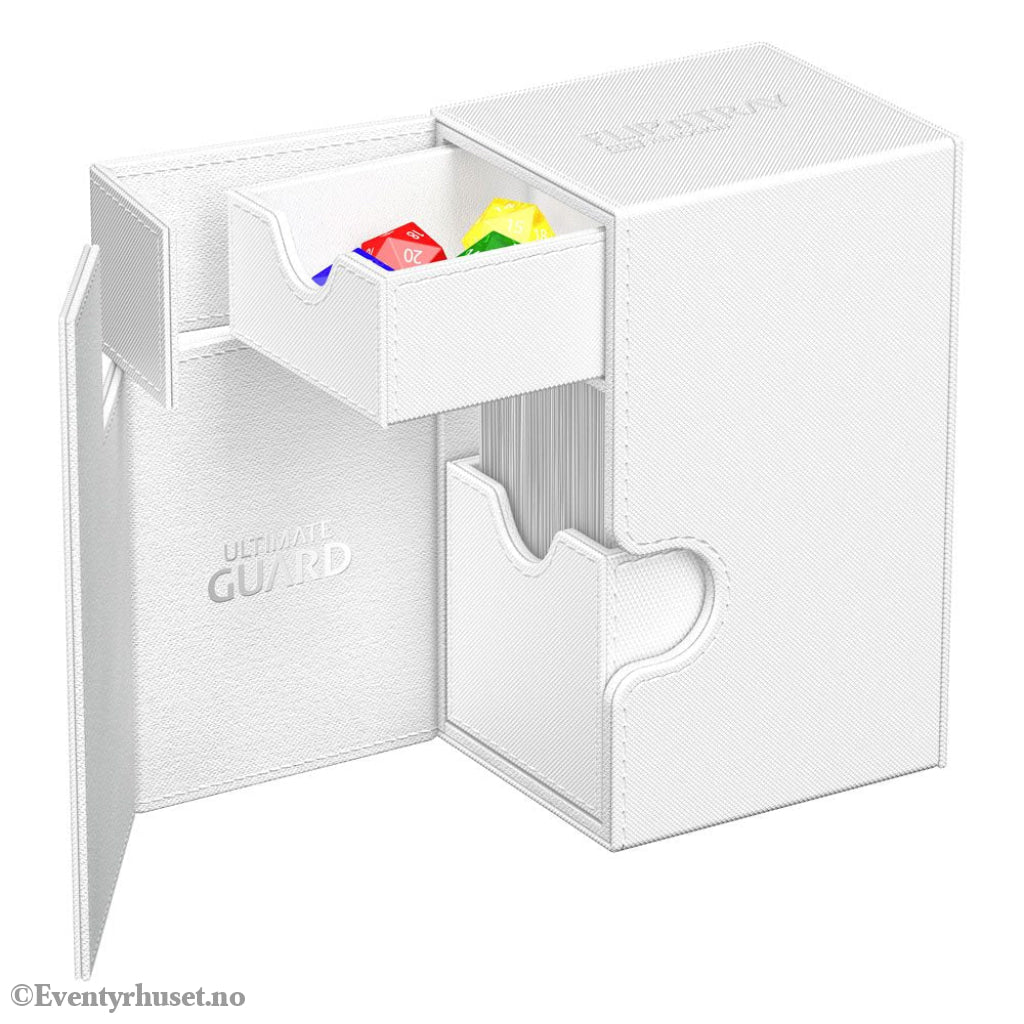 Ultimate Guard Flip’n’Tray 80+ Xenoskin - White Storage & Protection