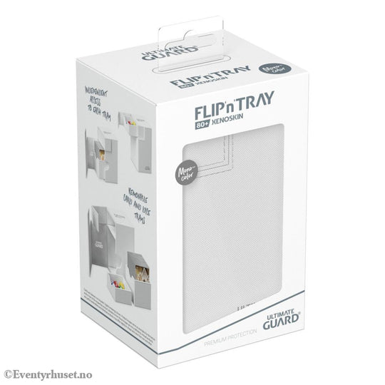Ultimate Guard Flip’n’Tray 80+ Xenoskin - White Storage & Protection