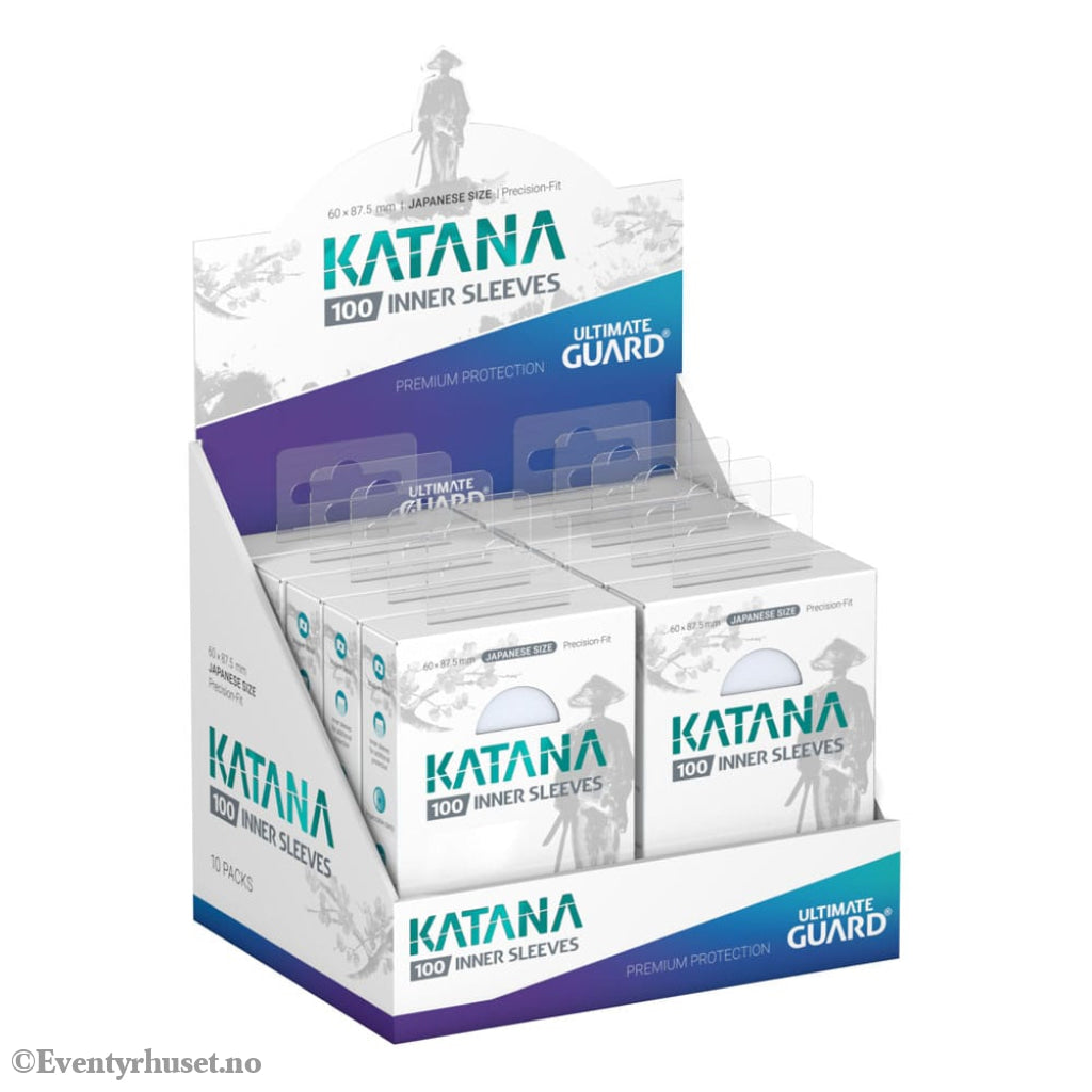 Ultimate Guard Katana Inner Sleeves Japanese Size (100) Storage & Protection
