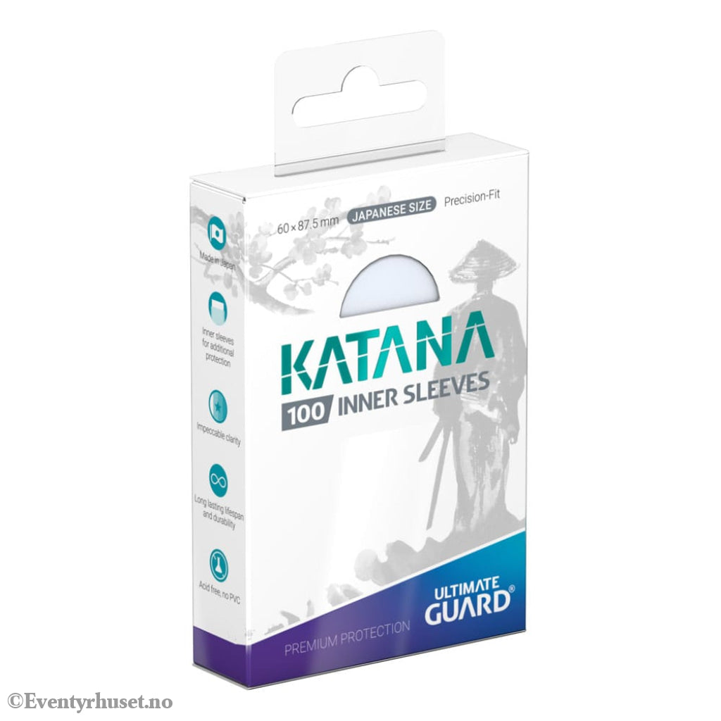 Ultimate Guard Katana Inner Sleeves Japanese Size (100) Storage & Protection