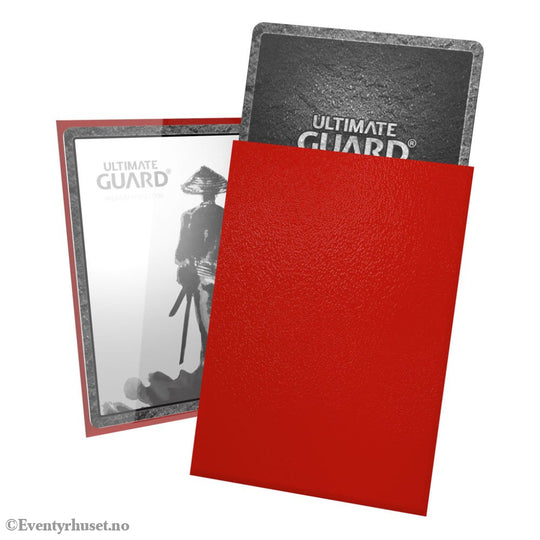 Ultimate Guard Katana Sleeves Japanese Size (60) - Red Storage & Protection