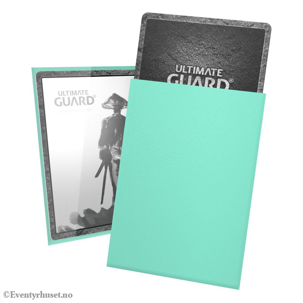 Ultimate Guard Katana Sleeves Japanese Size (60) - Turquoise Storage & Protection