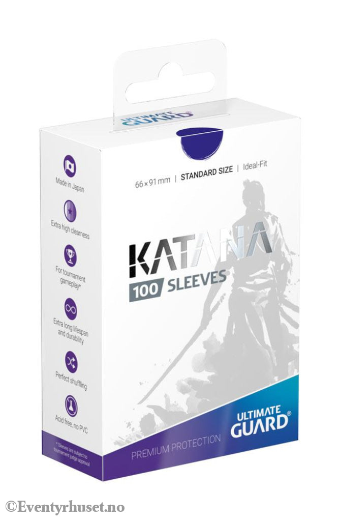 Ultimate Guard Katana Sleeves Standard Size (100) - Blue Storage & Protection