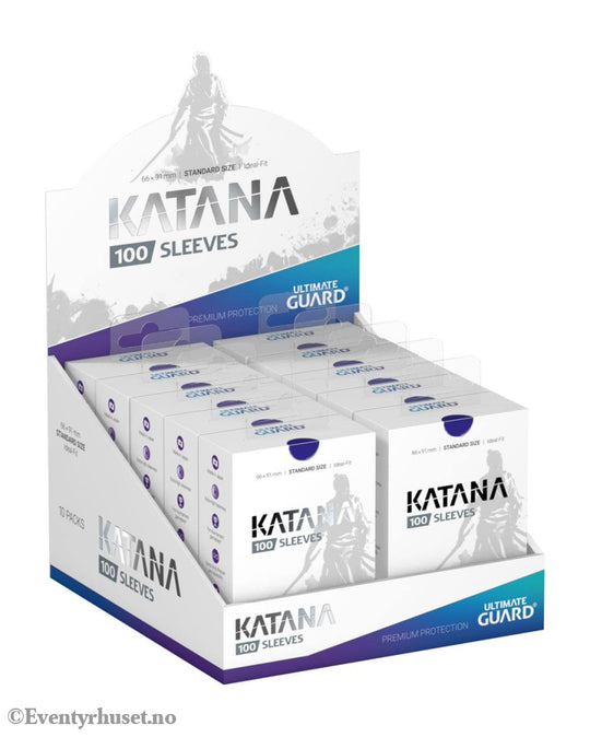 Ultimate Guard Katana Sleeves Standard Size (100) - Blue Storage & Protection