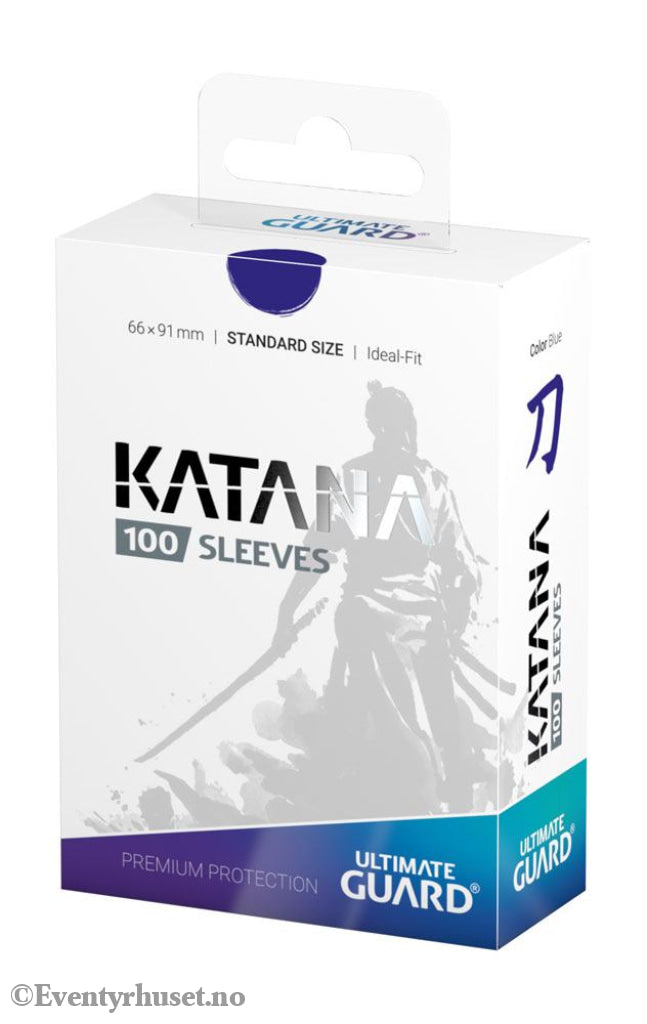 Ultimate Guard Katana Sleeves Standard Size (100) - Blue Storage & Protection