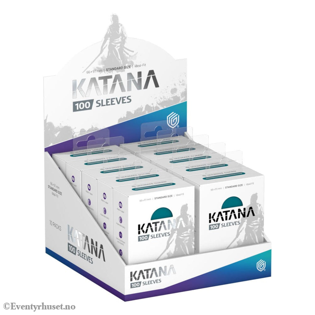 Ultimate Guard Katana Sleeves Standard Size (100) - Great Wave Storage & Protection