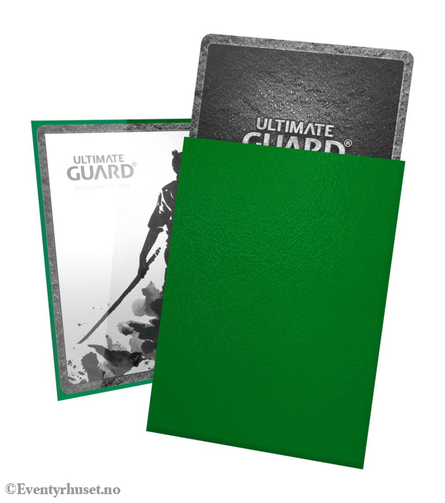 Ultimate Guard Katana Sleeves Standard Size (100) - Green Storage & Protection