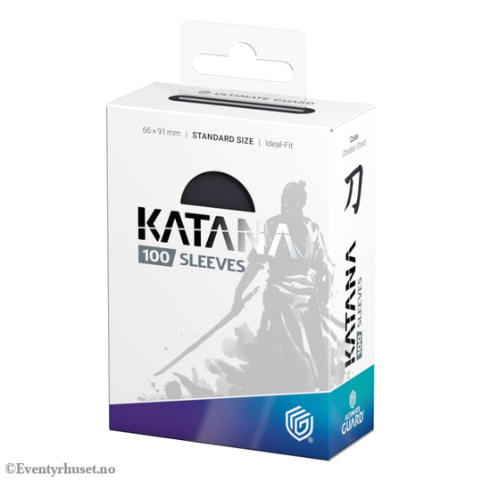Ultimate Guard Katana Sleeves Standard Size (100) - Obsidian Shard Storage & Protection