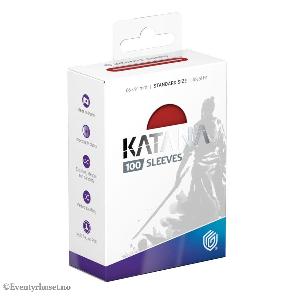 Ultimate Guard Katana Sleeves Standard Size (100) - Rising Sun Storage & Protection