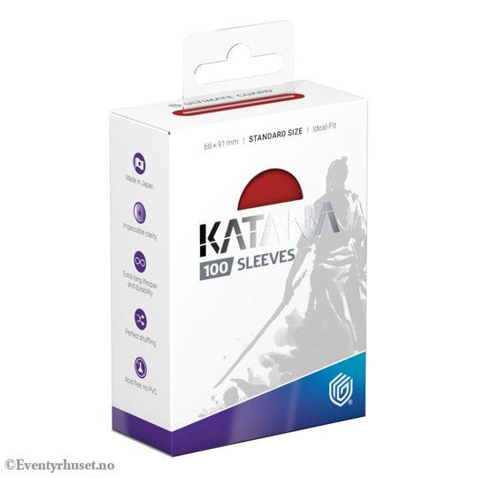 Ultimate Guard Katana Sleeves Standard Size (100) - Rising Sun Storage & Protection