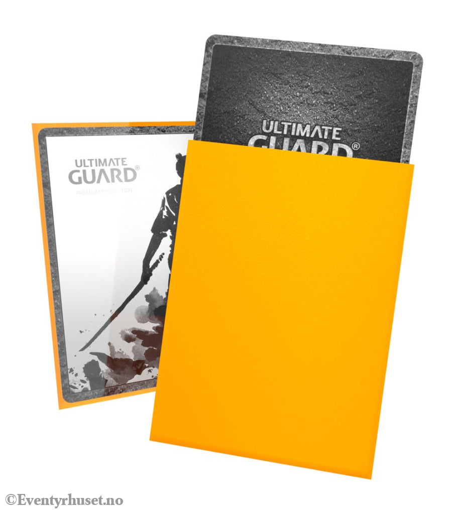 Ultimate Guard Katana Sleeves Standard Size (100) - Yellow Storage & Protection