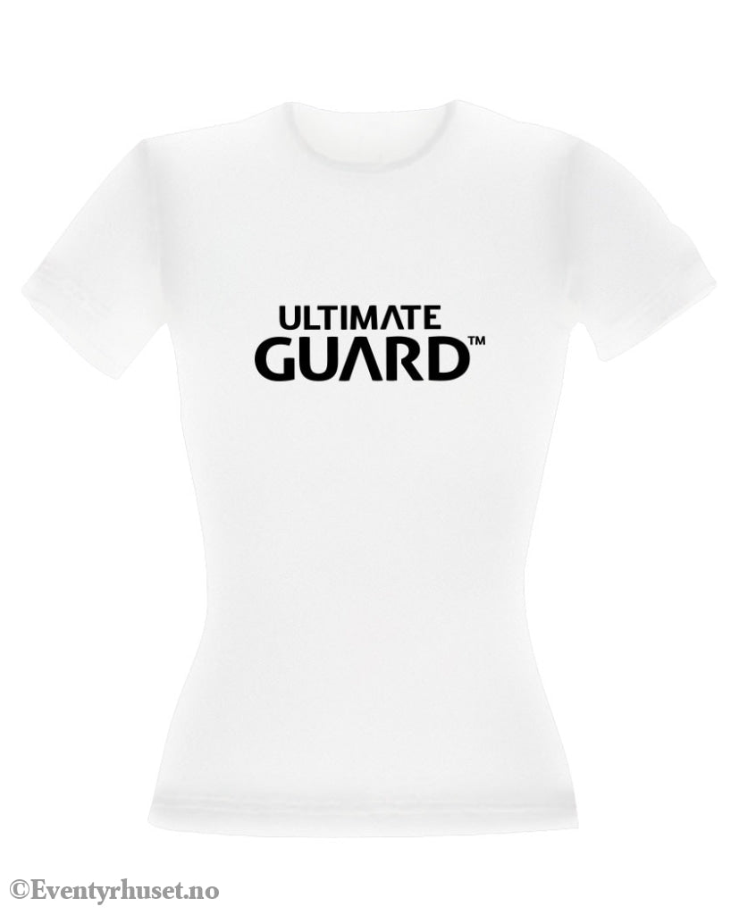 Ultimate Guard Ladies T-Shirt Wordmark White Size S Fashion & Accessories