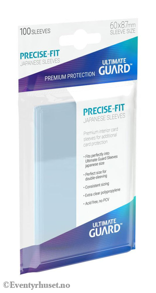 Ultimate Guard Precise-Fit Sleeves Japanese Size (100) Storage & Protection