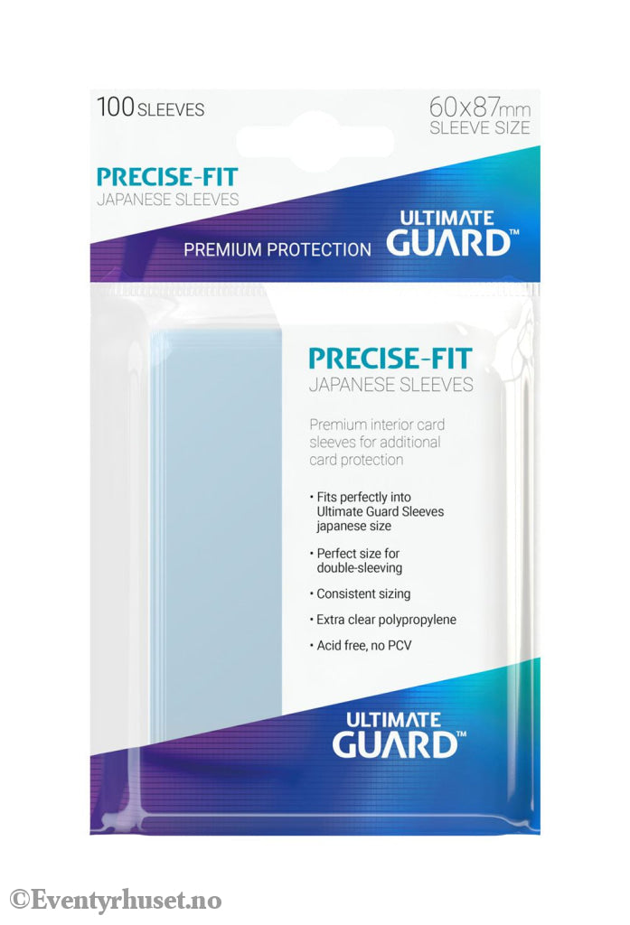 Ultimate Guard Precise-Fit Sleeves Japanese Size (100) Storage & Protection