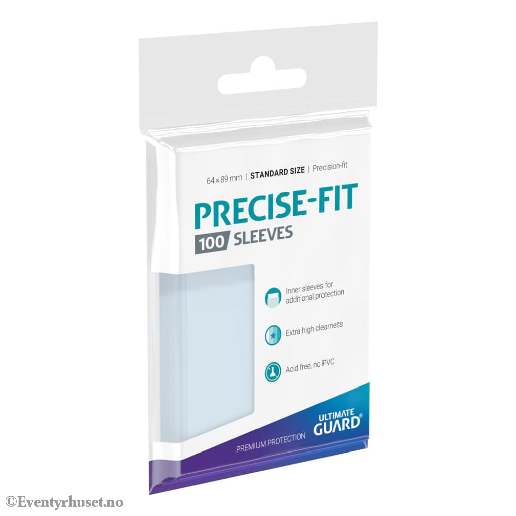 Ultimate Guard Precise-Fit Sleeves Standard Size (100) Storage & Protection