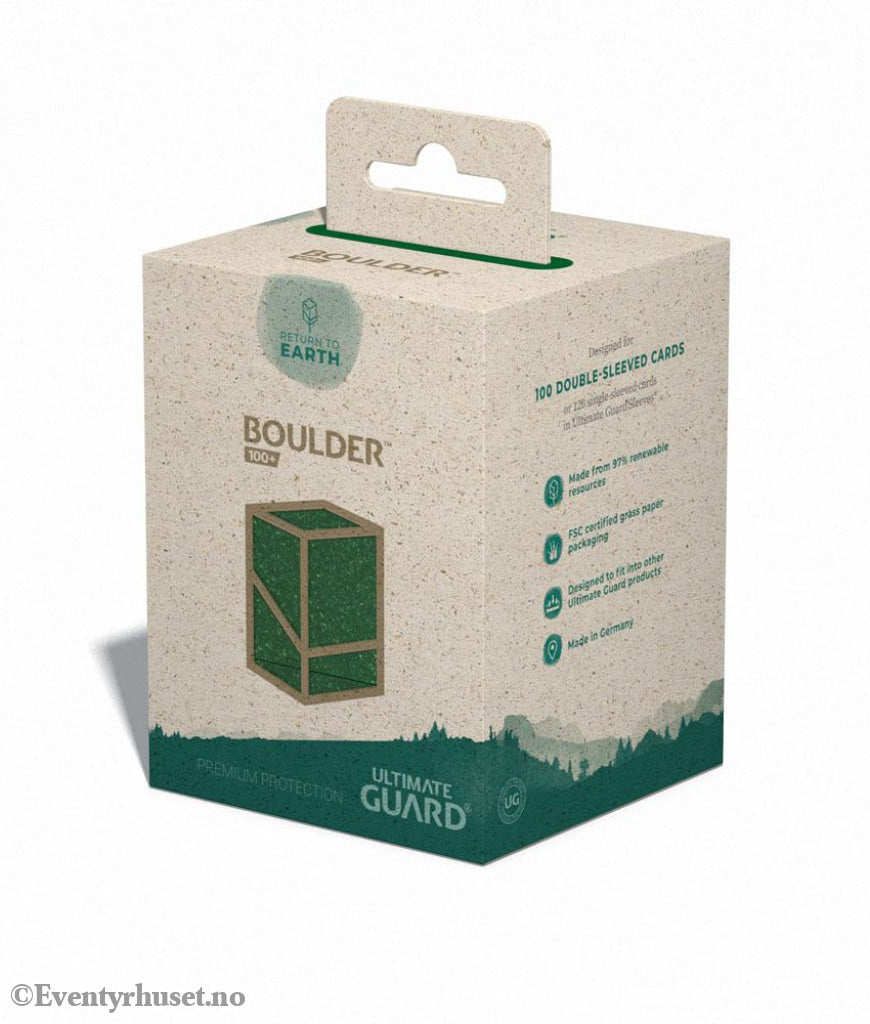 Ultimate Guard Return to Earth Boulder 100+ - Green Storage & Protection