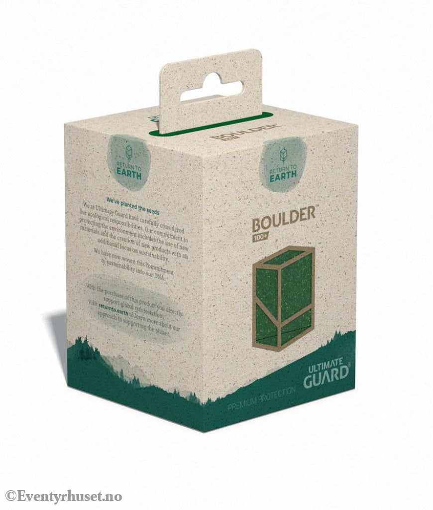 Ultimate Guard Return to Earth Boulder 100+ - Green Storage & Protection