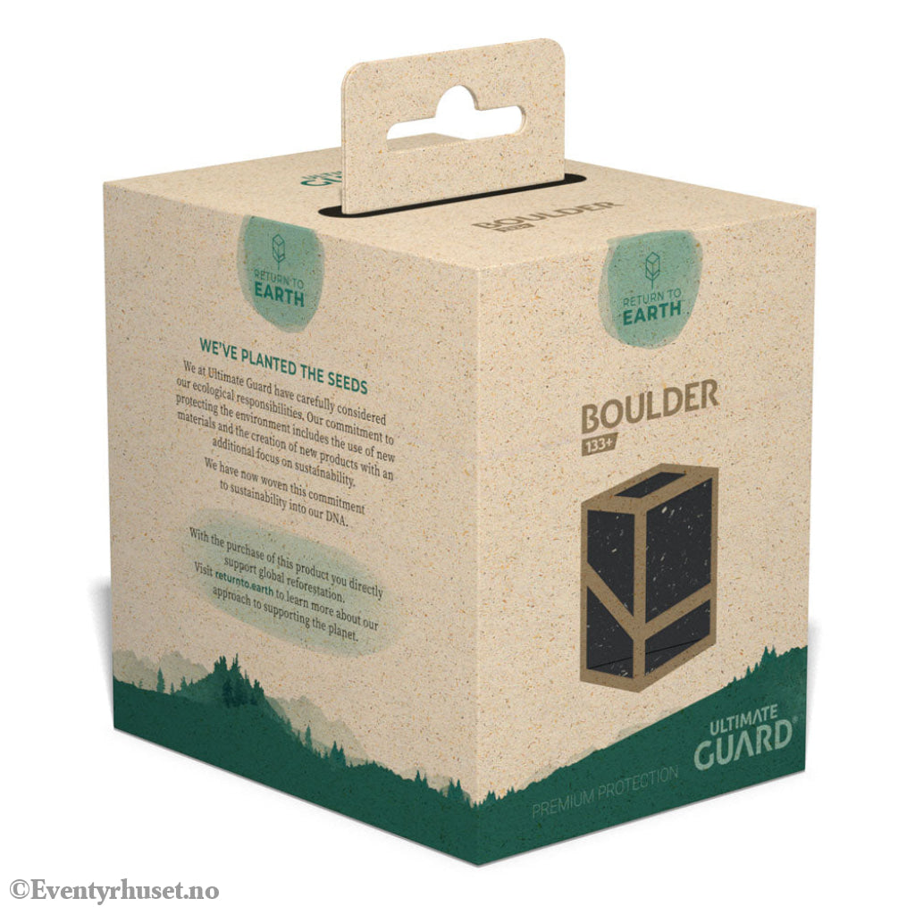 Ultimate Guard Return to Earth Boulder 133+ - Black Storage & Protection